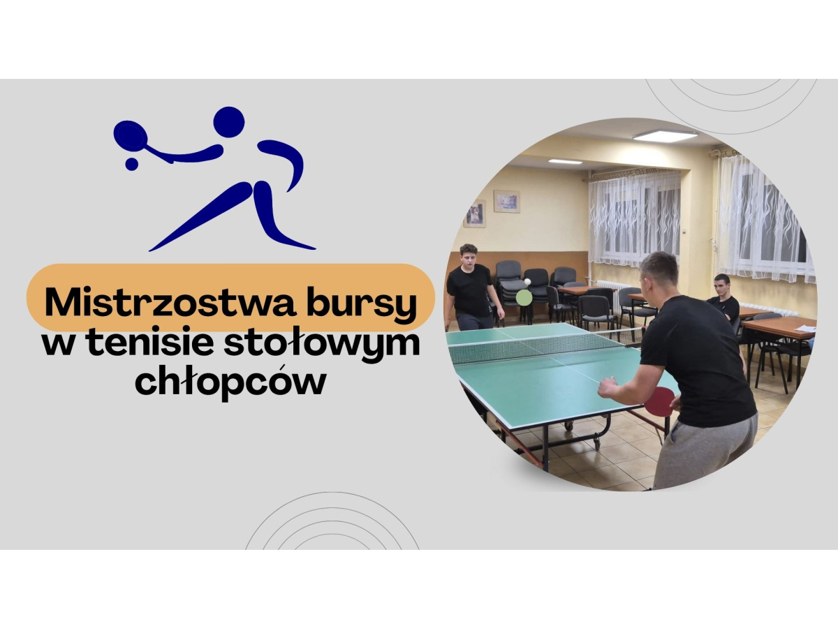 TENIS STOŁOWY CHŁOPCÓW