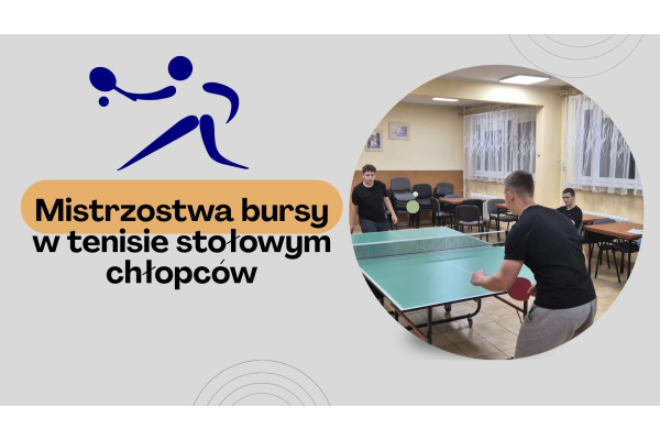 TENIS STOŁOWY CHŁOPCÓW