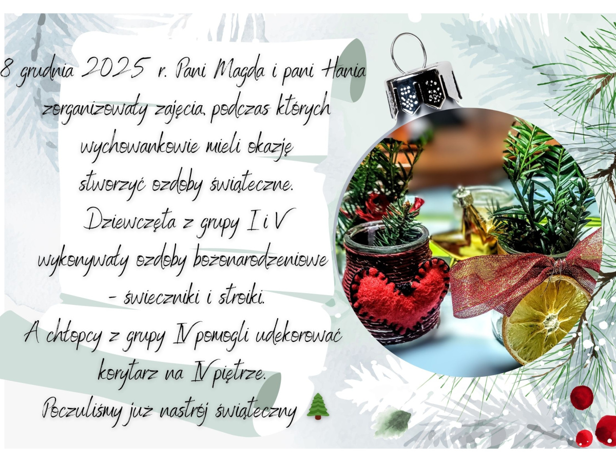 ŚWIĄTECZNE DEKORACJE