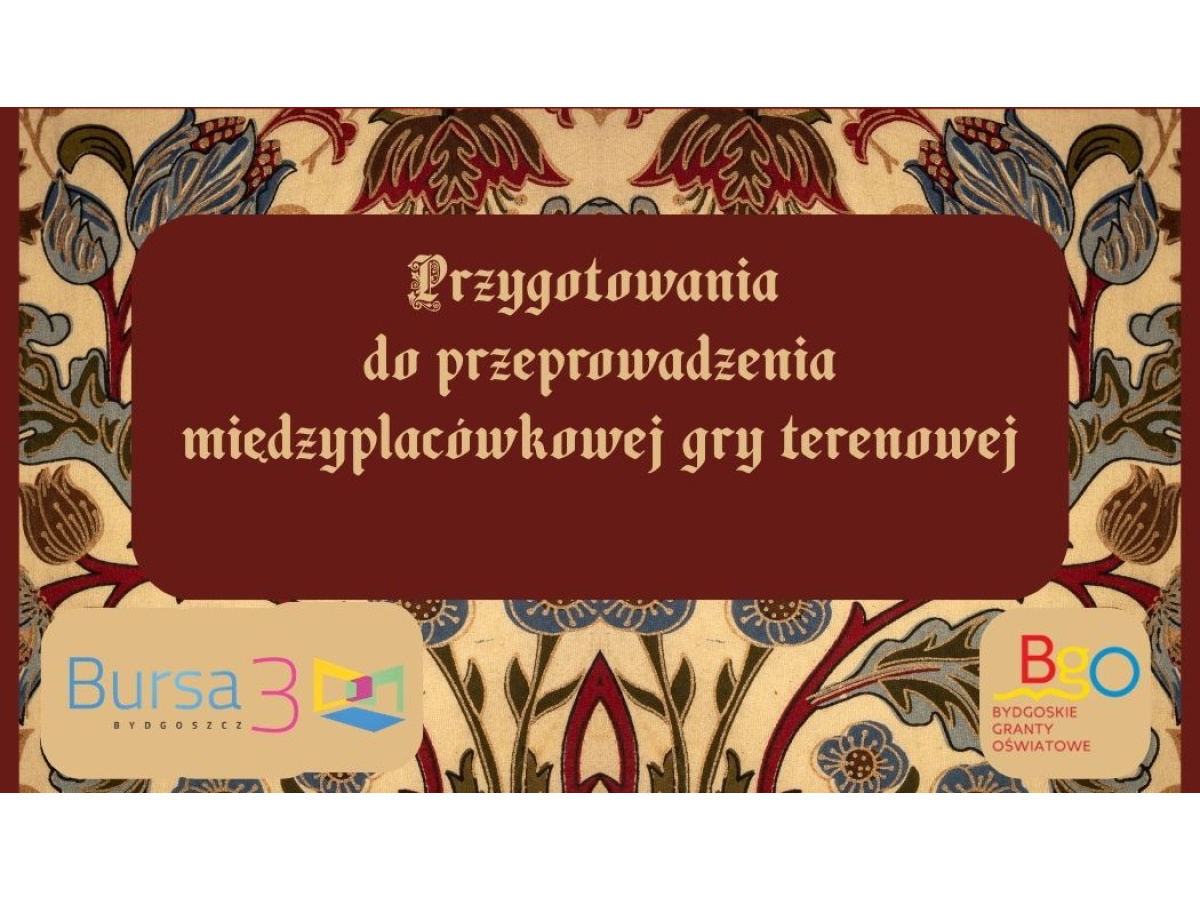 PRZYGOTOWANIA DO GRY TERENOWEJ